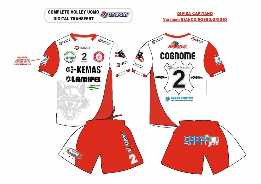 LA NUOVA MAGLIA ED I NUMERI SCELTI DAI “LUPI”