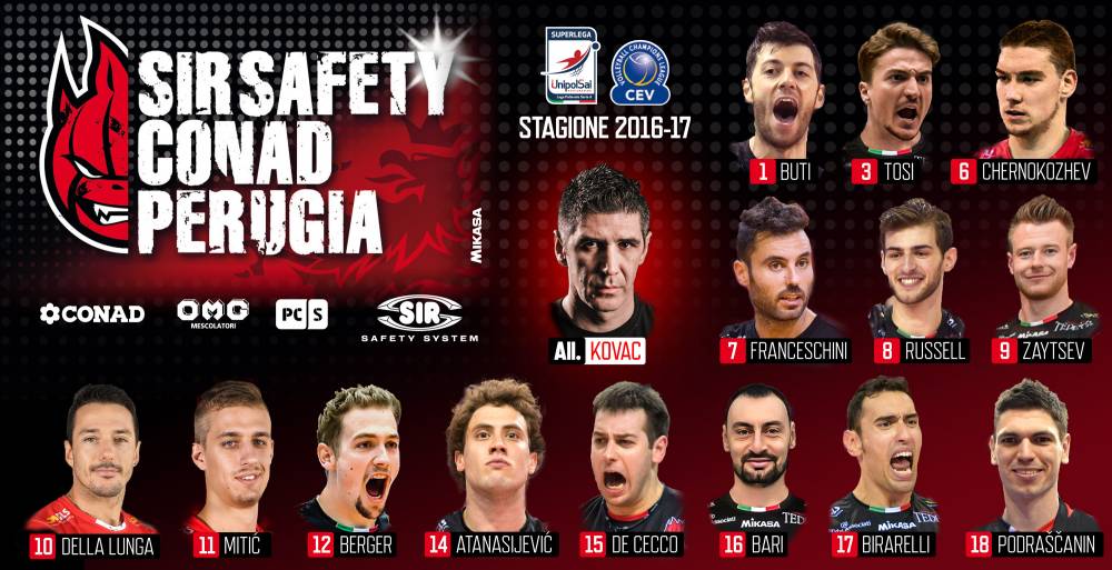 IL PERUGIA AL PALAPARENTI SABATO 10 SETTEMBRE