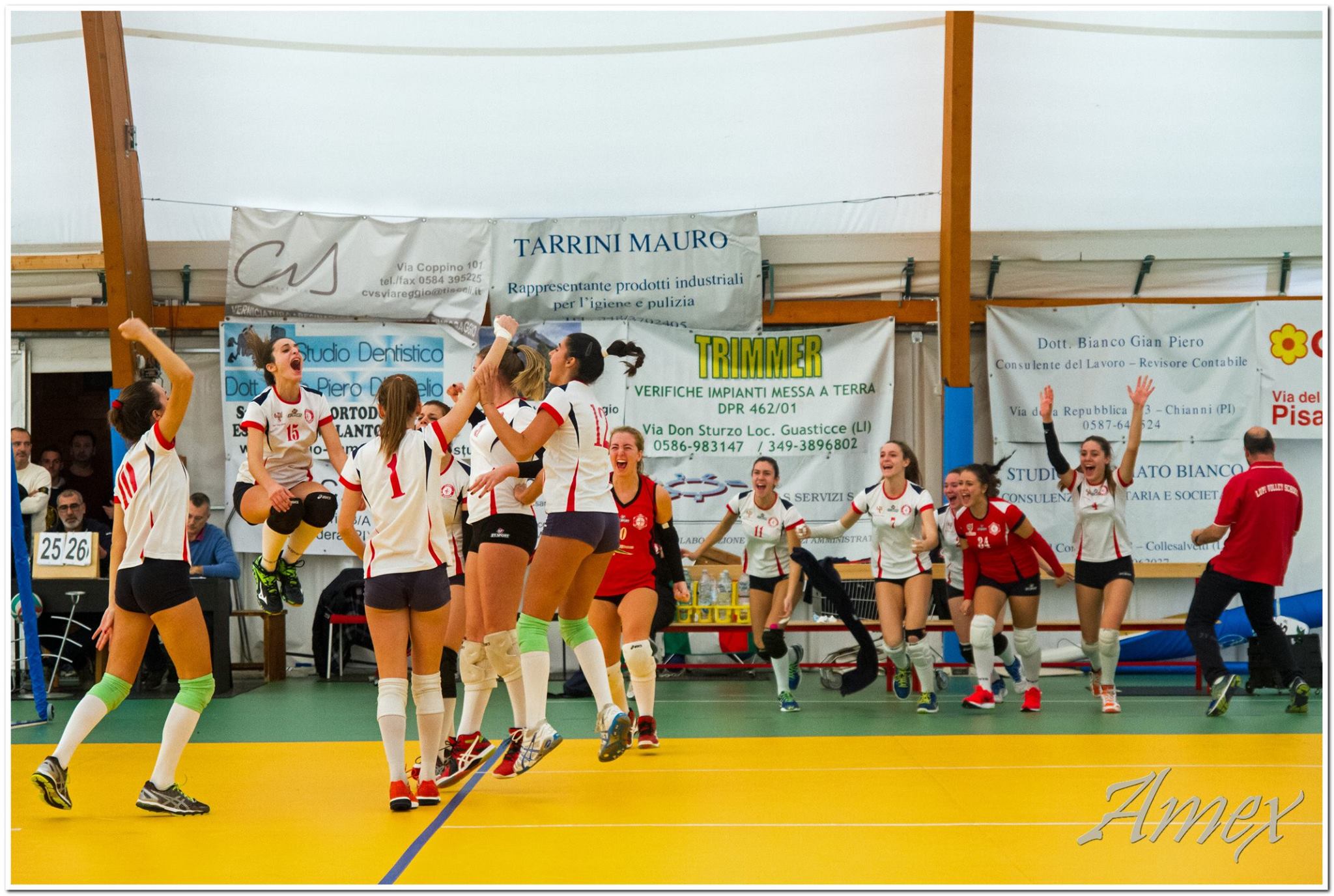 IN ATTESA DEL DERBY, U16 DI BULLERI VINCE 3 SET A PISA