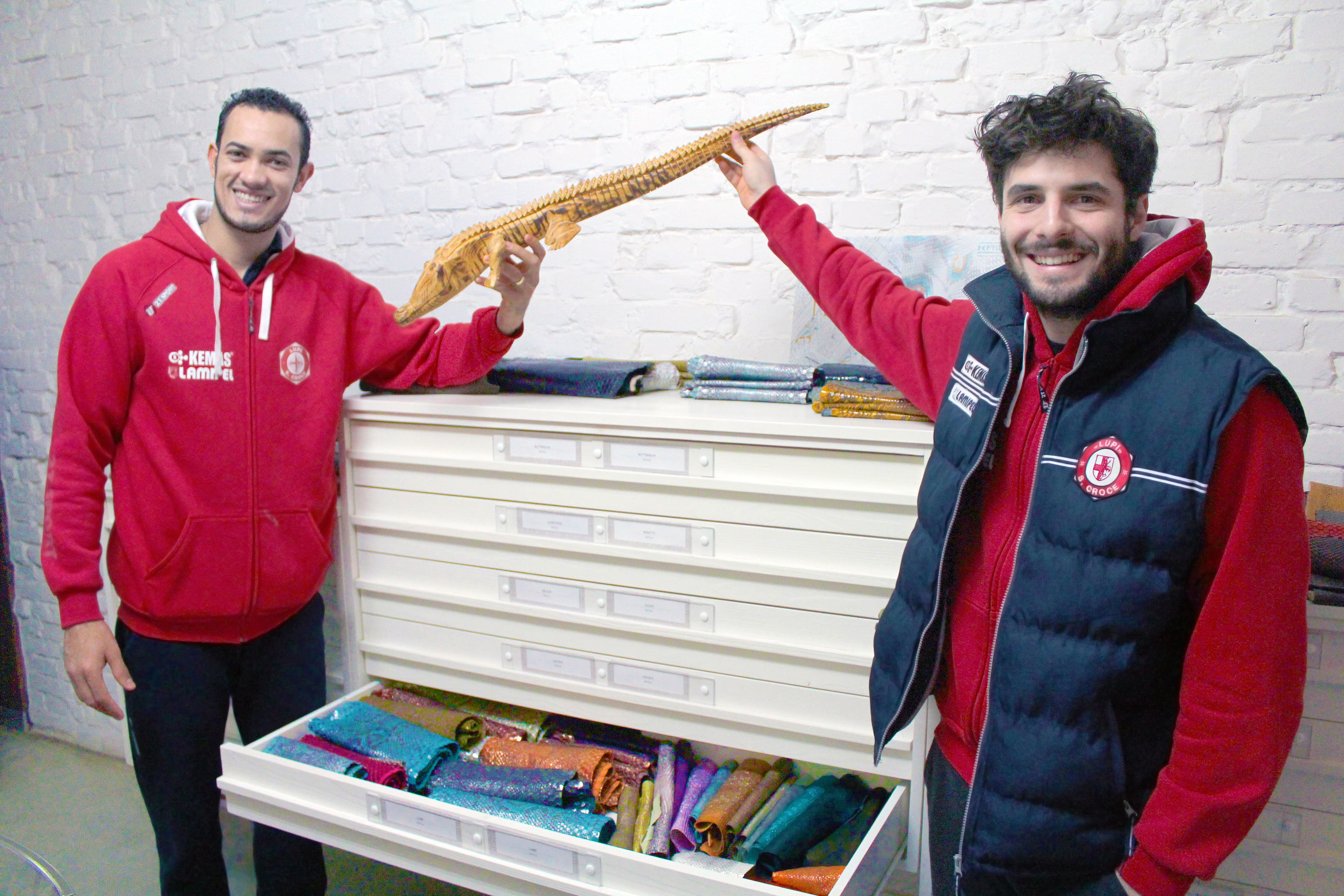 BONAMI E GUIMARAES ALLA REPTILIS, TRA PITONI E COCCODRILLI