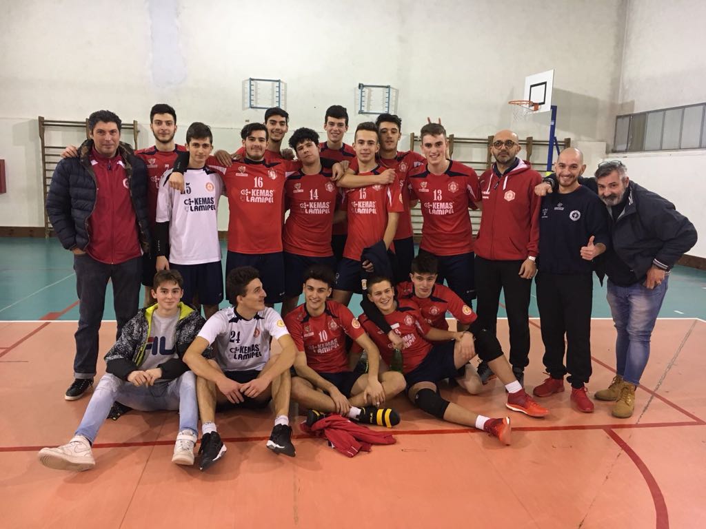 TRIPLETE BIANCOROSSO: CON COACH TOTIRE L’UNDER 18 E’ CAMPIONE CON UNA GIORNATA DI ANTICIPO.