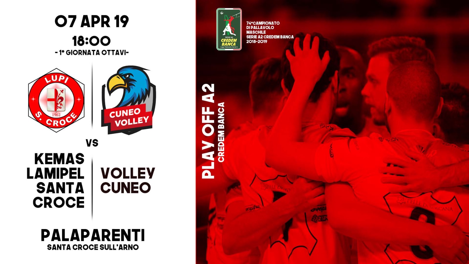 LE DATE DEI PLAY OFF A2 CREDEM BANCA