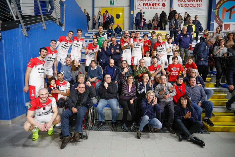 UNITALSI: IL TIFO PER I LUPI COME MOMENTO DI ASSOLUTA FELICITA’