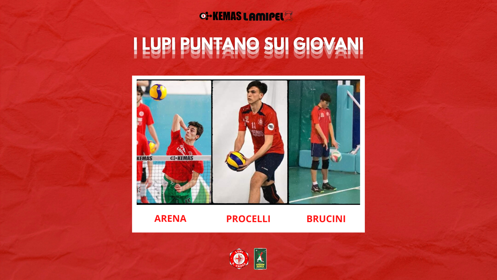 I LUPI PUNTANO SUI GIOVANI