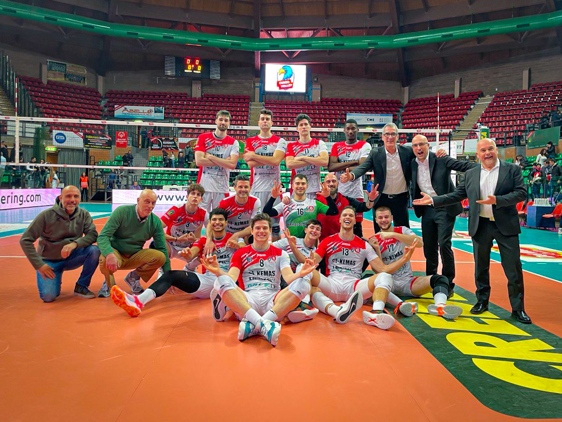 KEMAS LAMIPEL S. CROCE, ESPUGNATA CUNEO CON UNA GRANDE PROVA