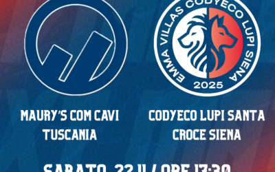 SERIE B – Next Match vs Maury’s Com Cavi Tuscania