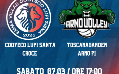 SERIE B GIRONE E : Derby in vista al Palaparenti per la Codyeco Lupi s.Croce
