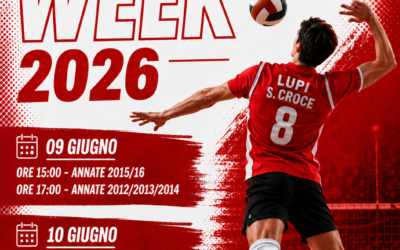LUPI SANTA CROCE, AL VIA LA TALENT WEEK 2026: DUE GIORNATE DEDICATE AI GIOVANI TALENTI DEL VOLLEY MASCHILE